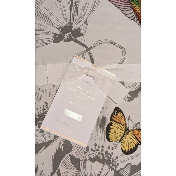 Pottery Barn Bedding New Pottery Barn Hummingbird Butterflies King